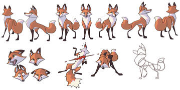 Fox character sheet